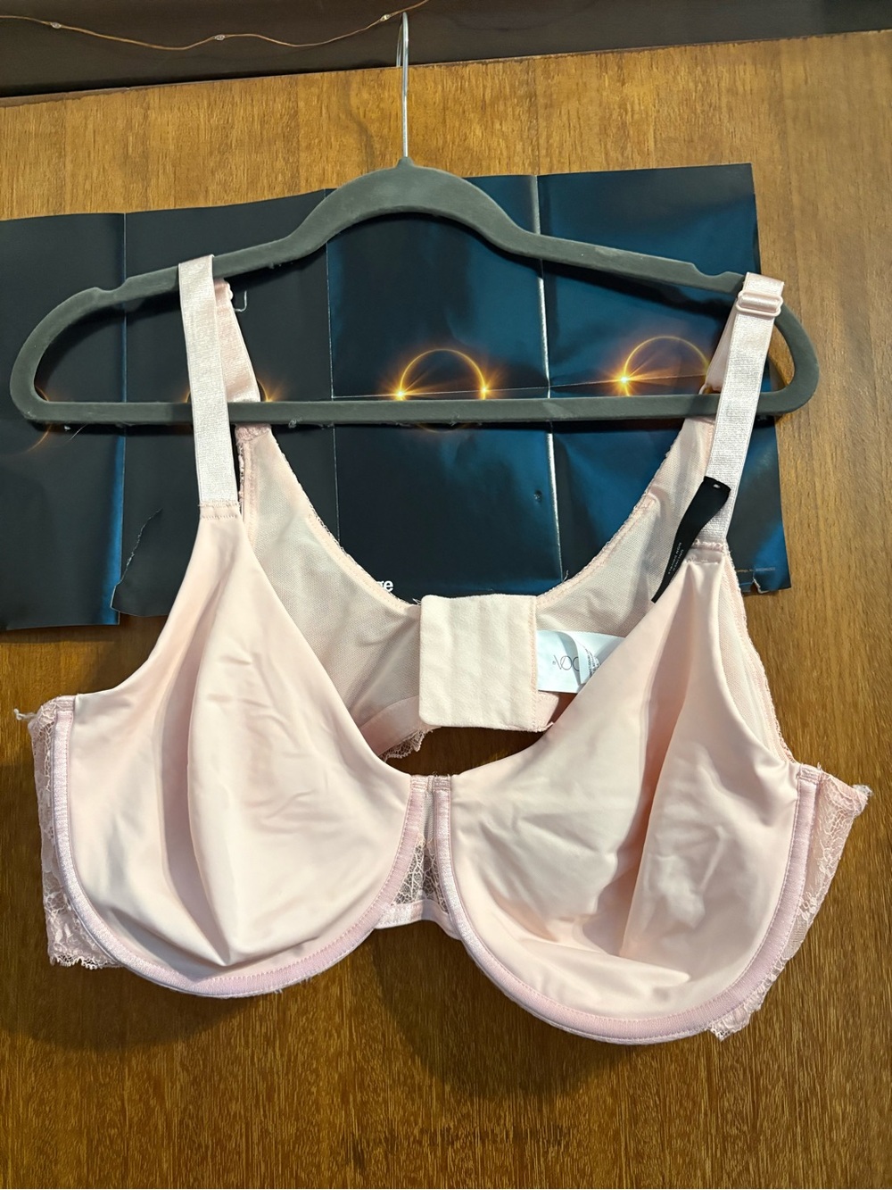 Soft Pink Unlined Underwire Bra